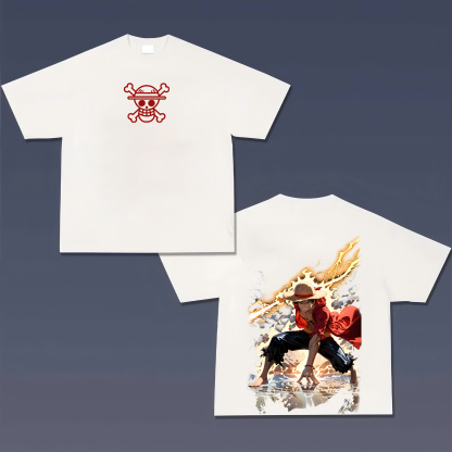 Unisex Fit Vintage T-Shirt丨One Piece