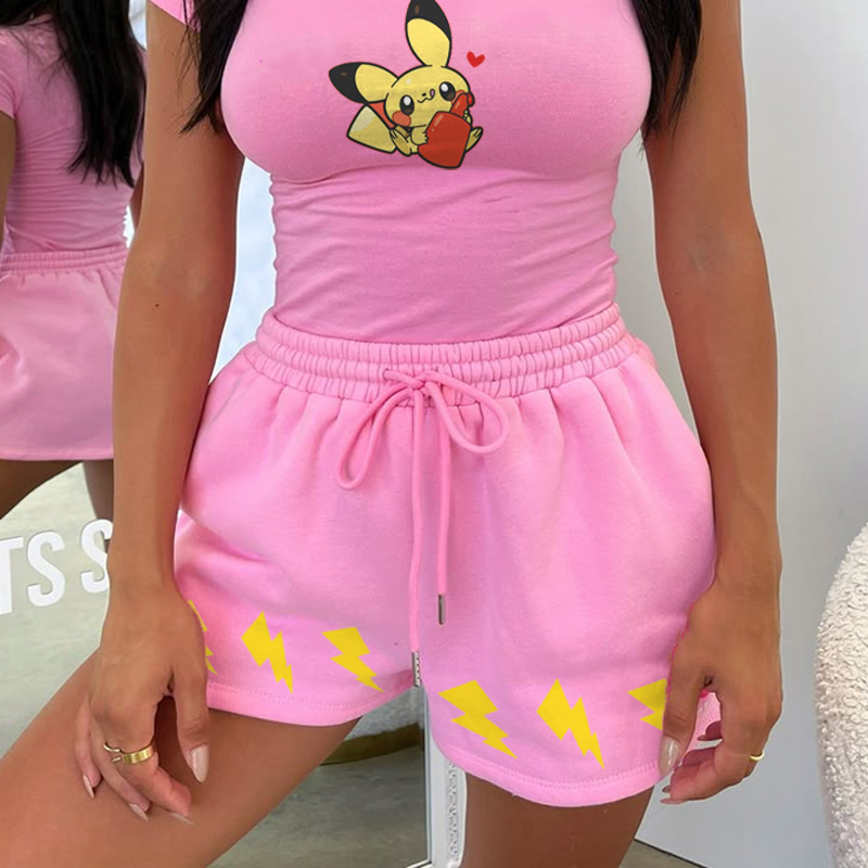 Unisex Casual “Pokémon” Streetwear Shorts