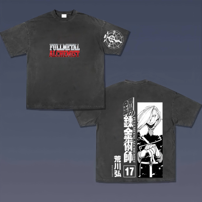 Unisex  "Fullmetal Alchemist" Anime Inspired Vintage T-Shirt