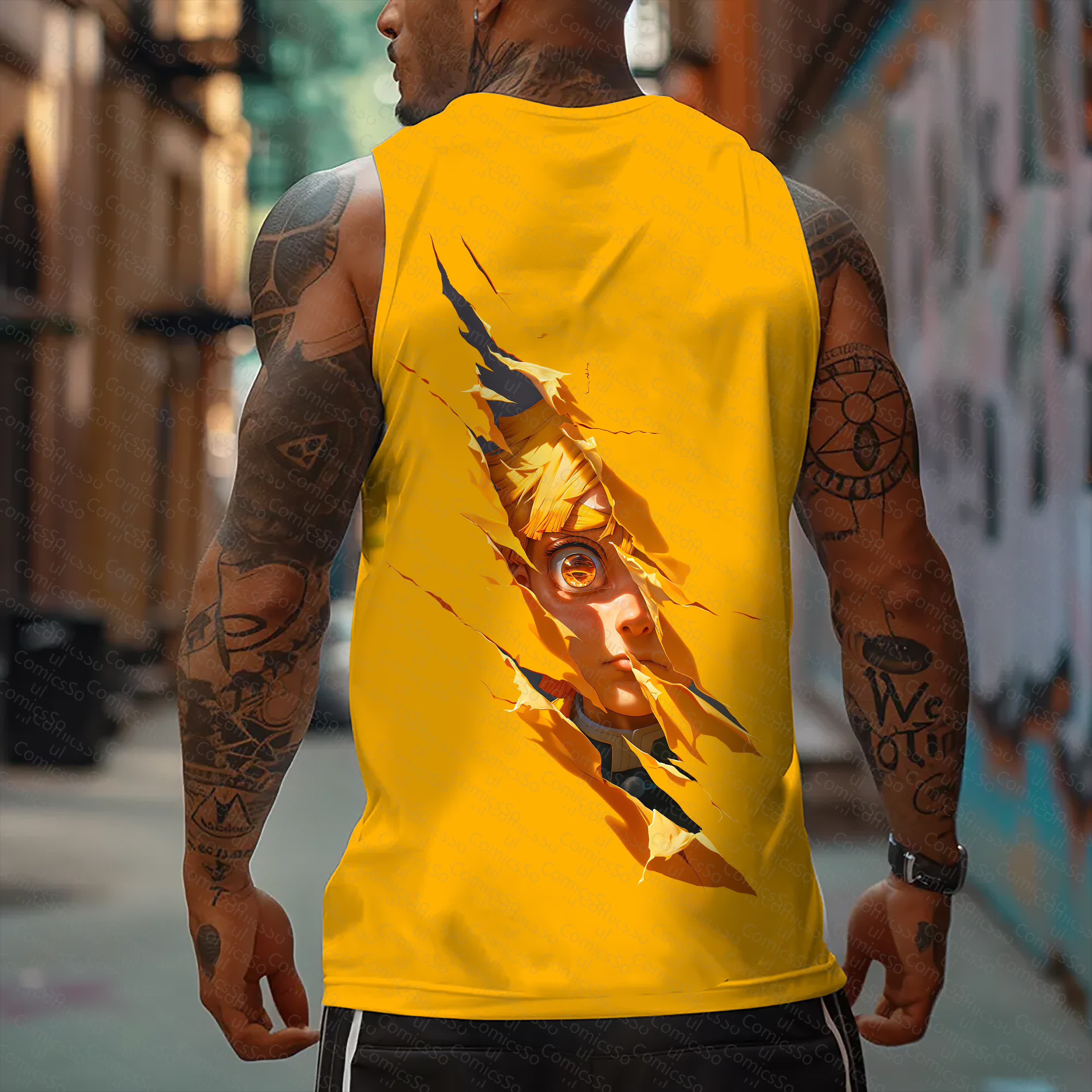 Unisex  “Demon Slayer” Casual Anime  Tank Top