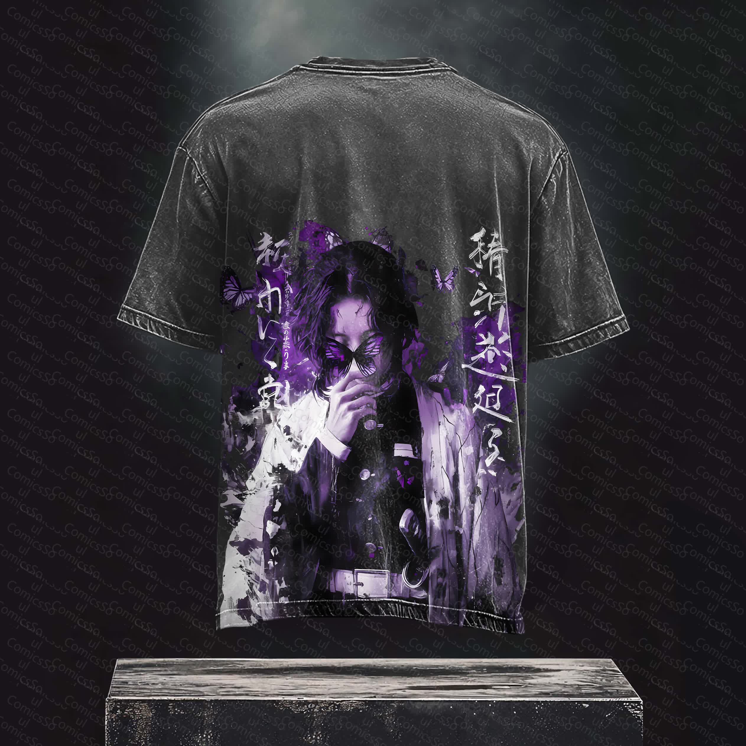 Unisex Anime Inspired Vintage T-Shirt丨 Demon Slayer