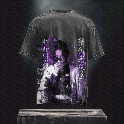 Unisex Anime Inspired Vintage T-Shirt丨 Demon Slayer
