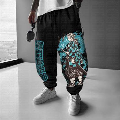 Unisex Anime Inspired Vintage Pants丨Demon Slayer