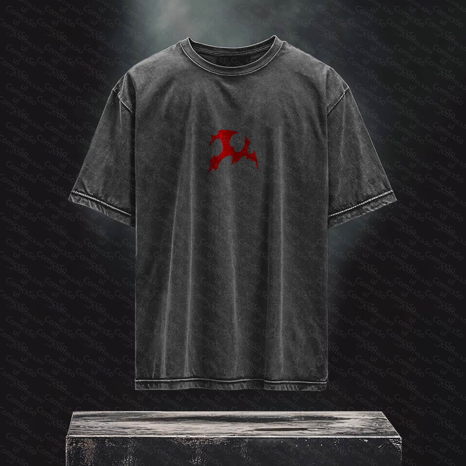 Unisex Anime Inspired Vintage Washed T-Shirt丨 Demon Slayer