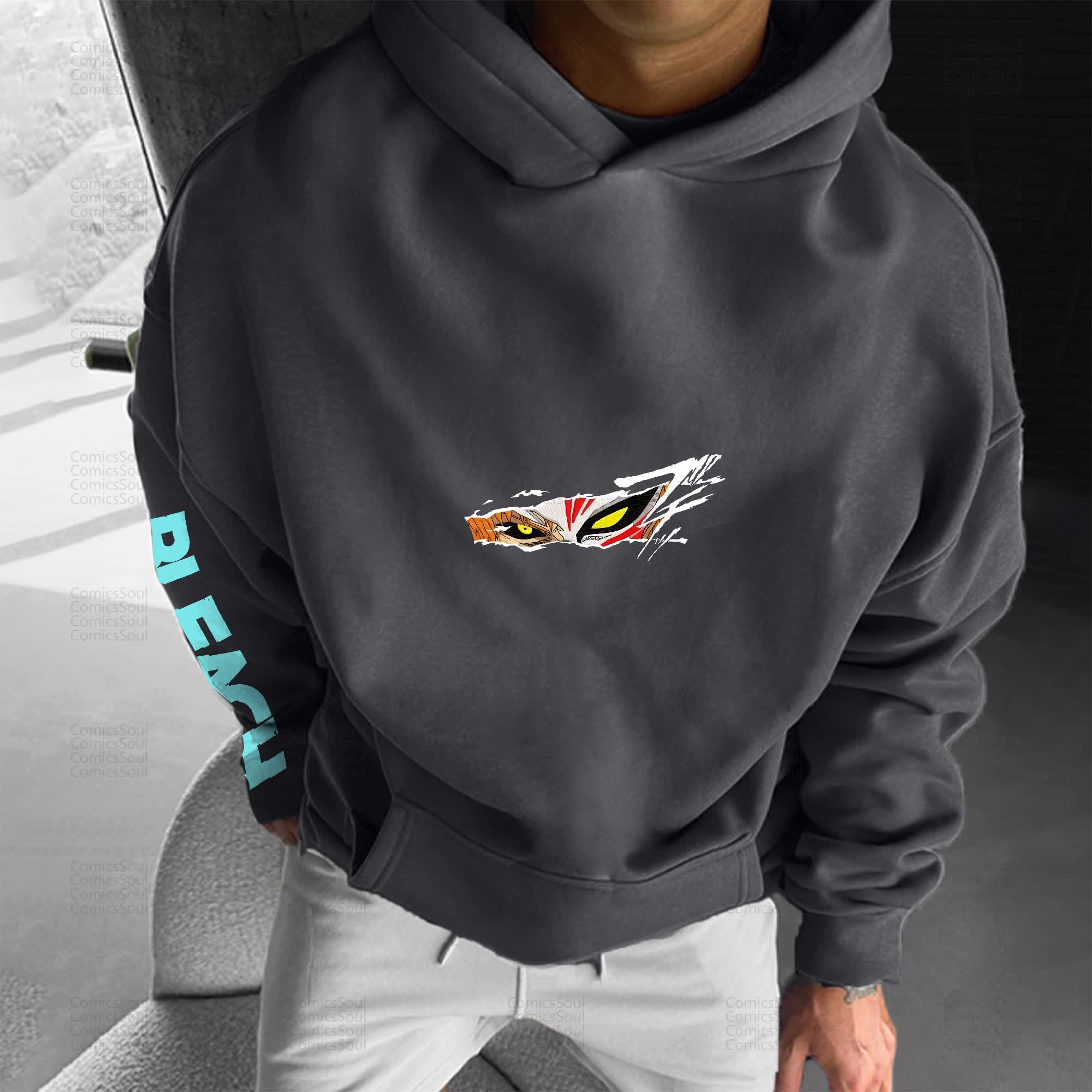 Unisex “Bleach” Anime Graphic Streetwear Vintage Hoodie