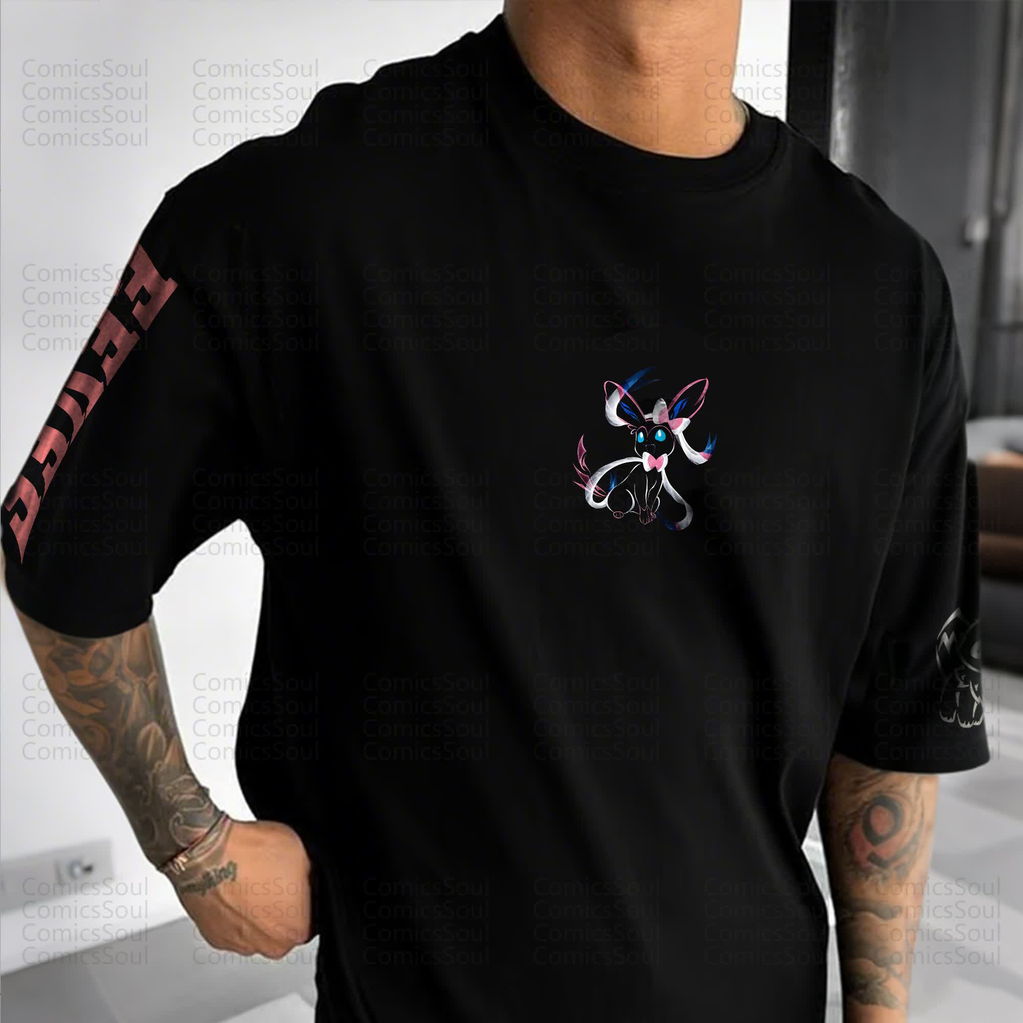 Unisex Anime Inspired Vintage T-Shirt丨Pokémon