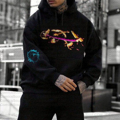 Unisex Game Graphic Streetwear Vintage Hoodie