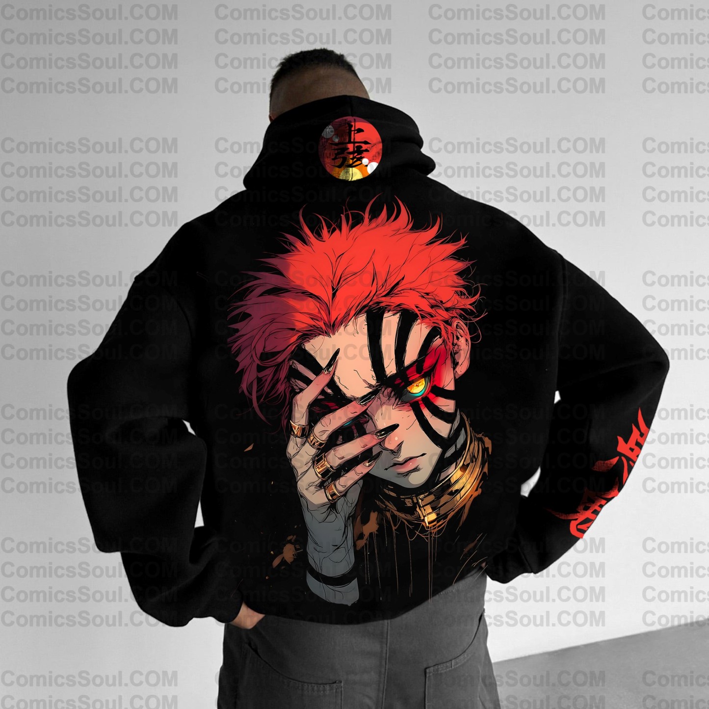 Unisex Anime Graphic Streetwear Vintage Hoodie丨Demon Slayer X Pokémon