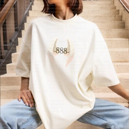 "Angel Number 888" Anime Inspired Vintage T-Shirt
