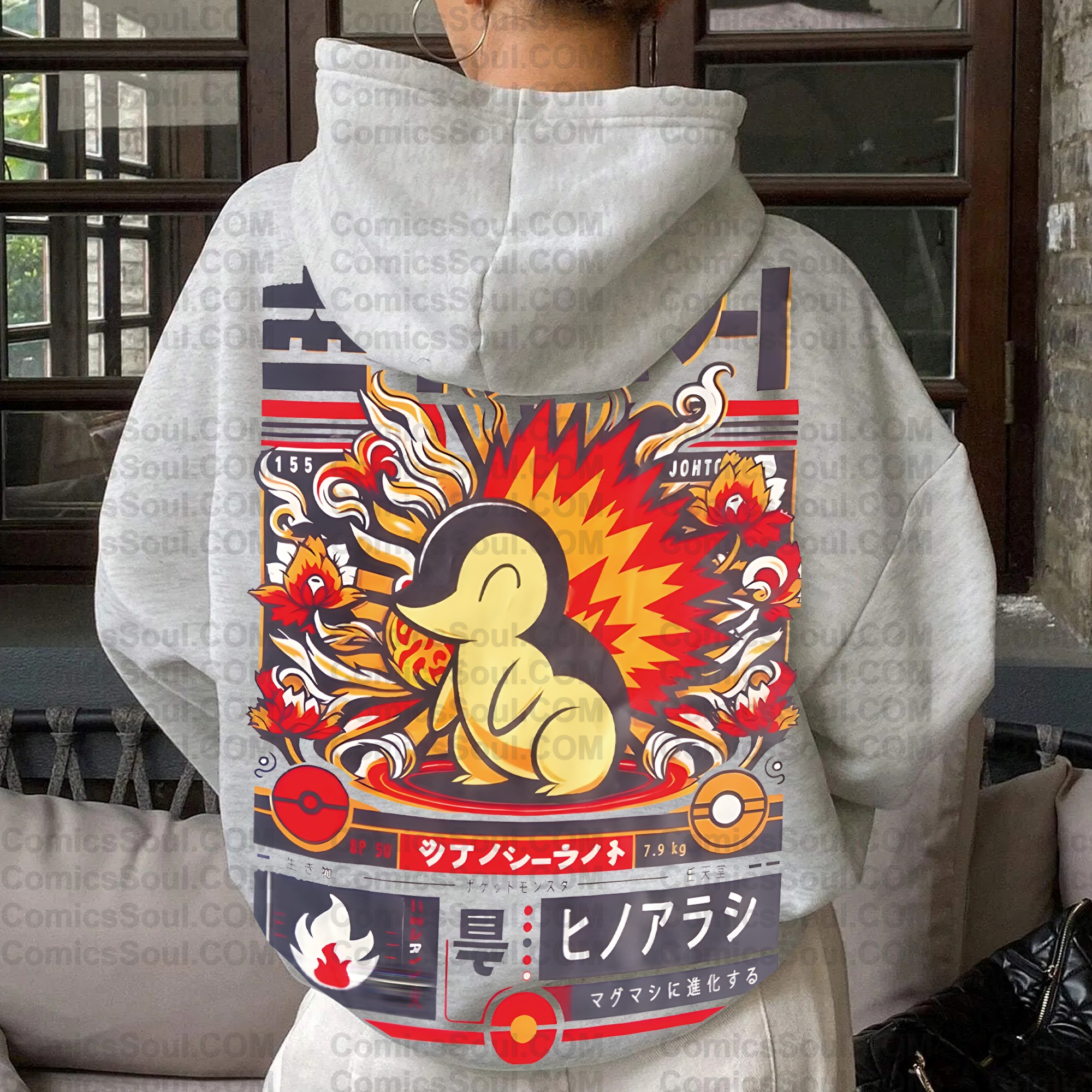 ‘’Pokémon " Anime Inspired Vintage Hoodie