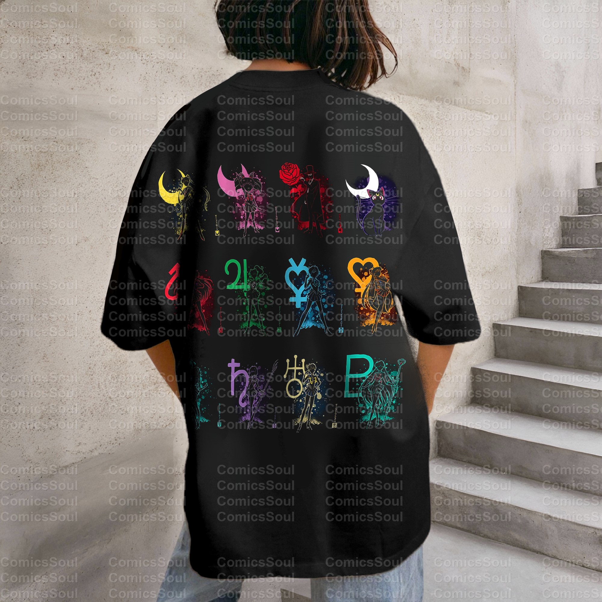 "Sailor Moon" Anime Inspired Vintage T-Shirt