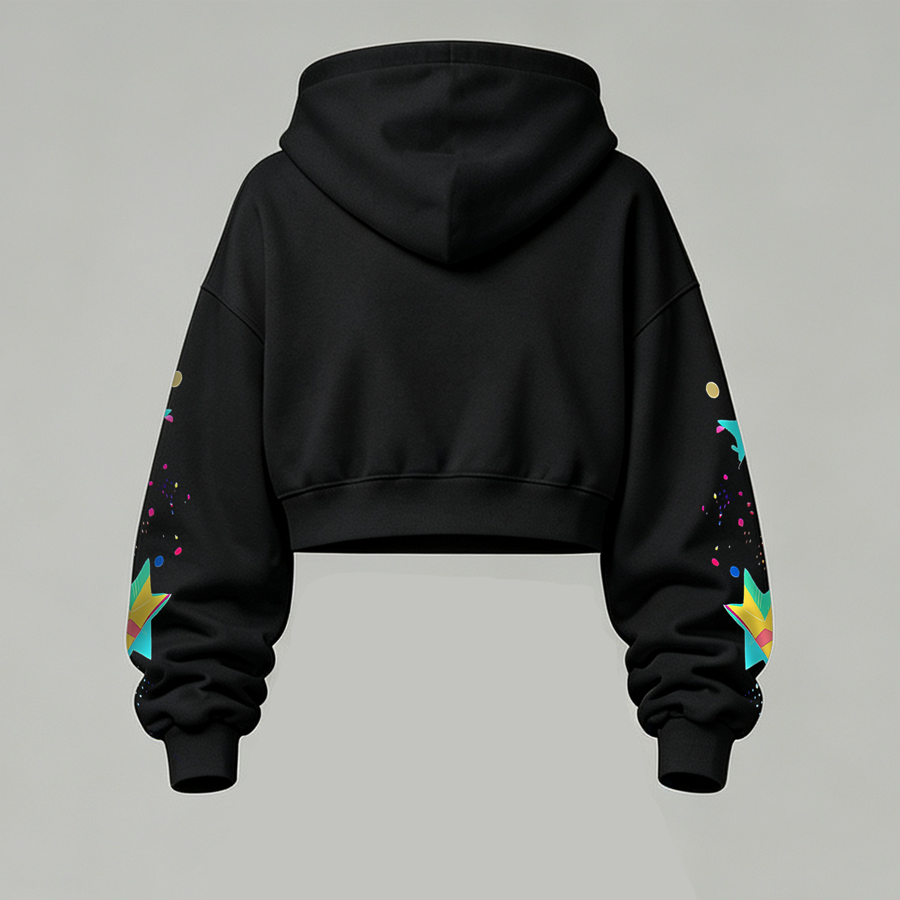 Pokémon Halloween Series Cropped Long Sleeve Hoodie & High Waist Jogger Pants Two Piece