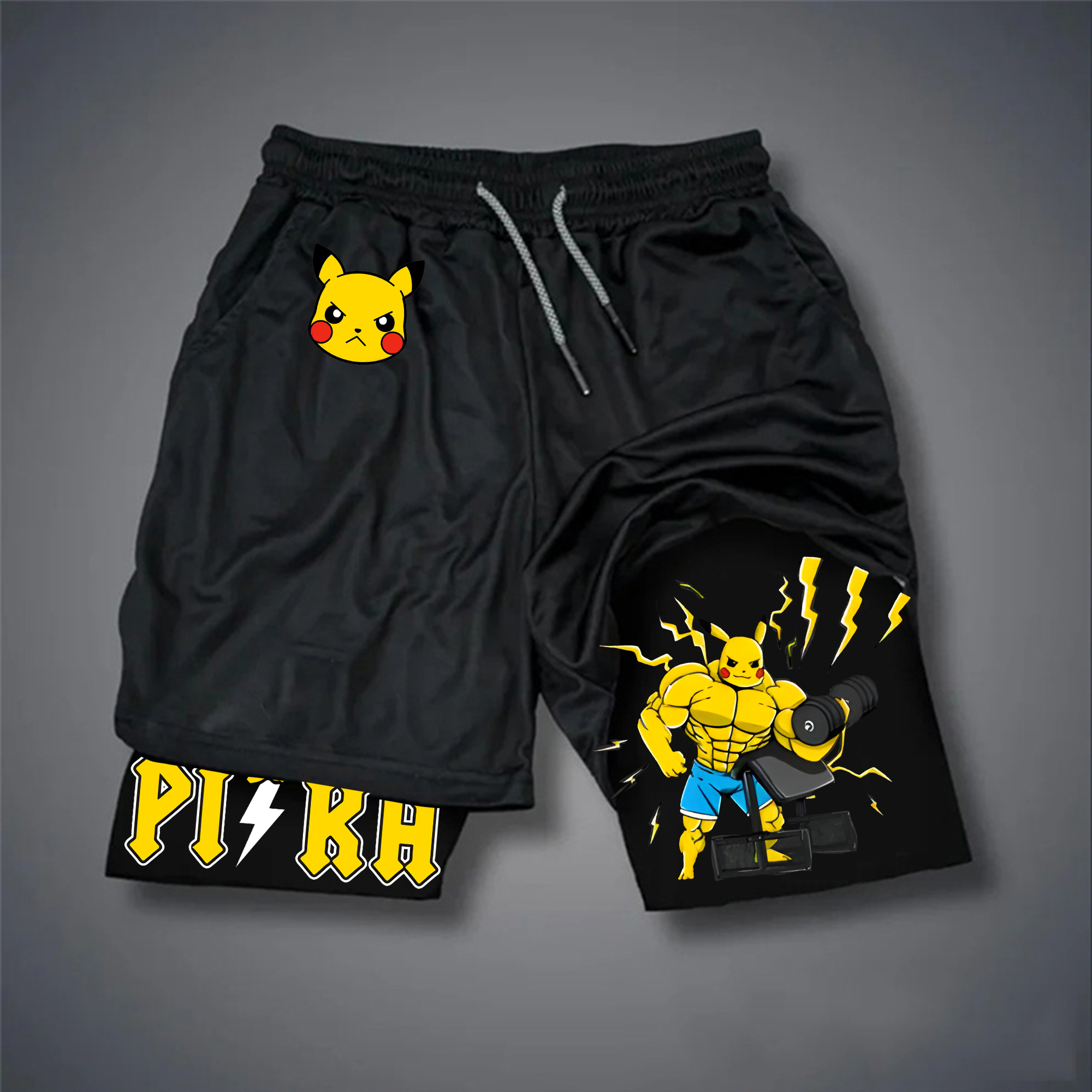 Unisex  “Pokémon” Casual Anime Streetwear Shorts