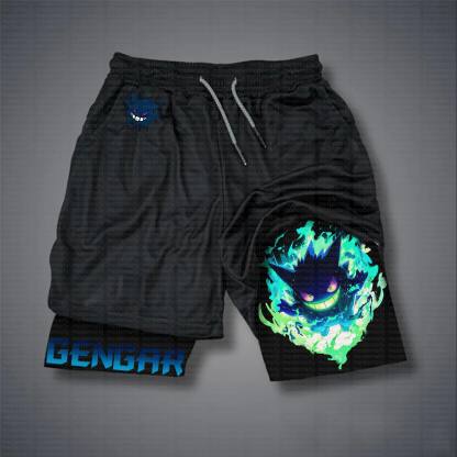 Unisex  “Pokémon” Casual Anime Streetwear Shorts