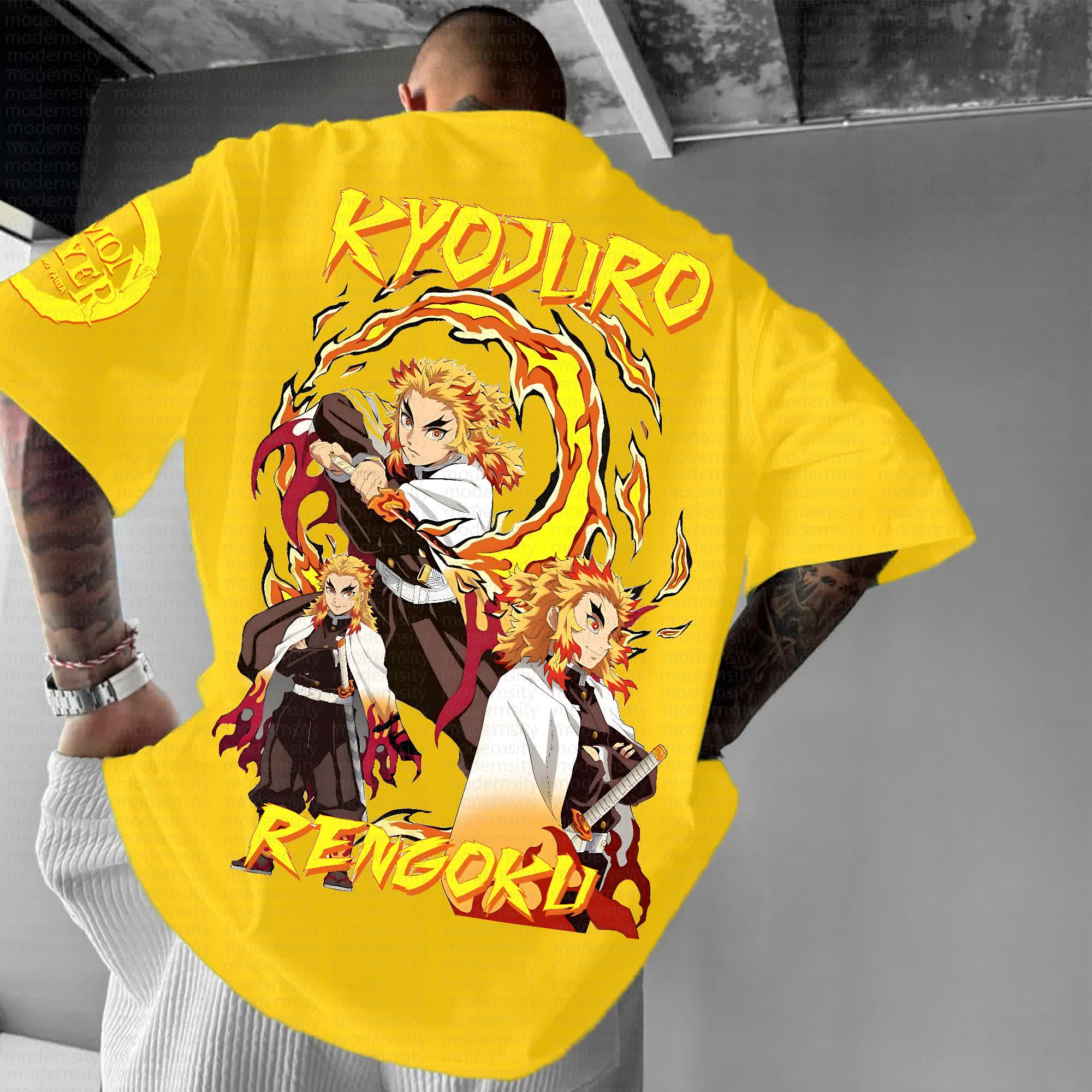 Unisex Anime Inspired Vintage T-Shirt丨Demon Slayer