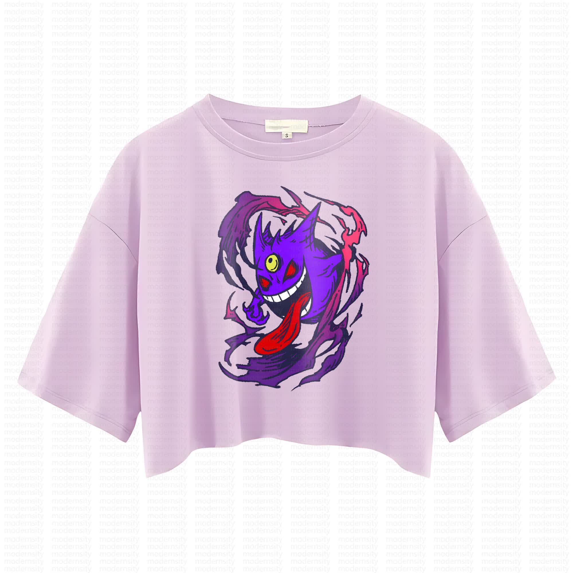 Cute and playful "Pokémon" summer women's cropped top