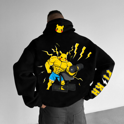Unisex “Pokémon” Anime Graphic Streetwear Vintage Hoodie