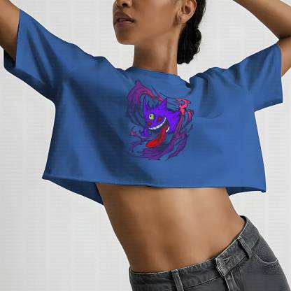 Cute and playful "Pokémon" summer women's cropped top