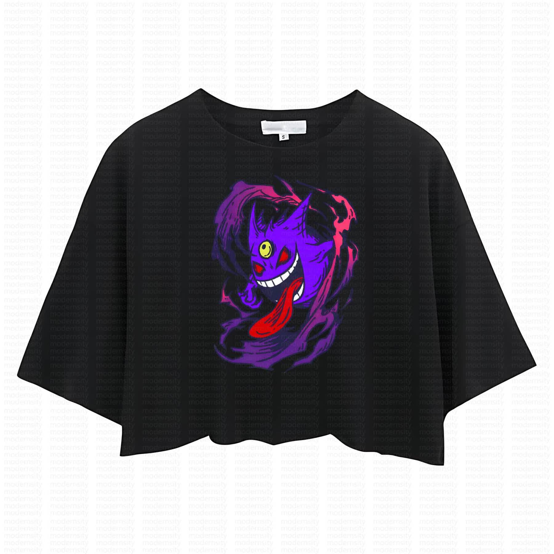 Cute and playful "Pokémon" summer women's cropped top