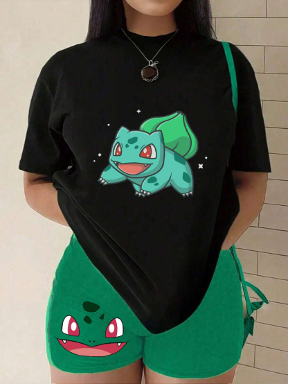 Unisex "Pokémon" Anime Inspired Vintage T-Shirt