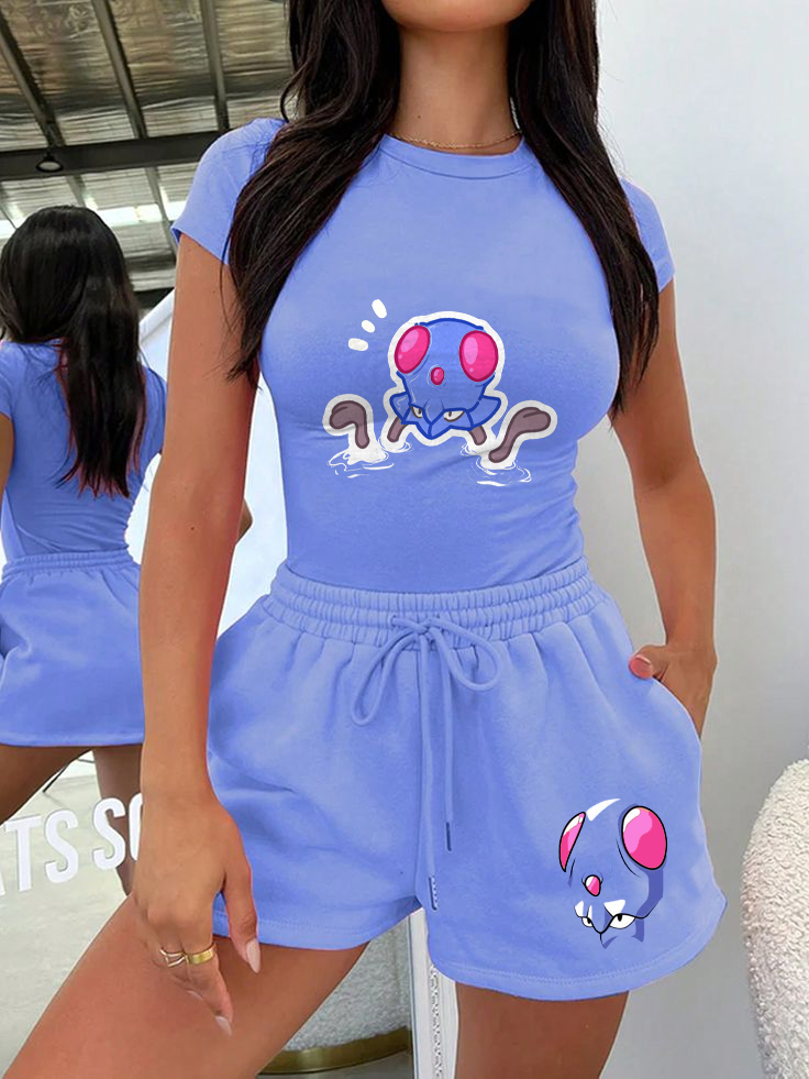 Unisex "Pokémon" Anime Inspired Vintage T-Shirt