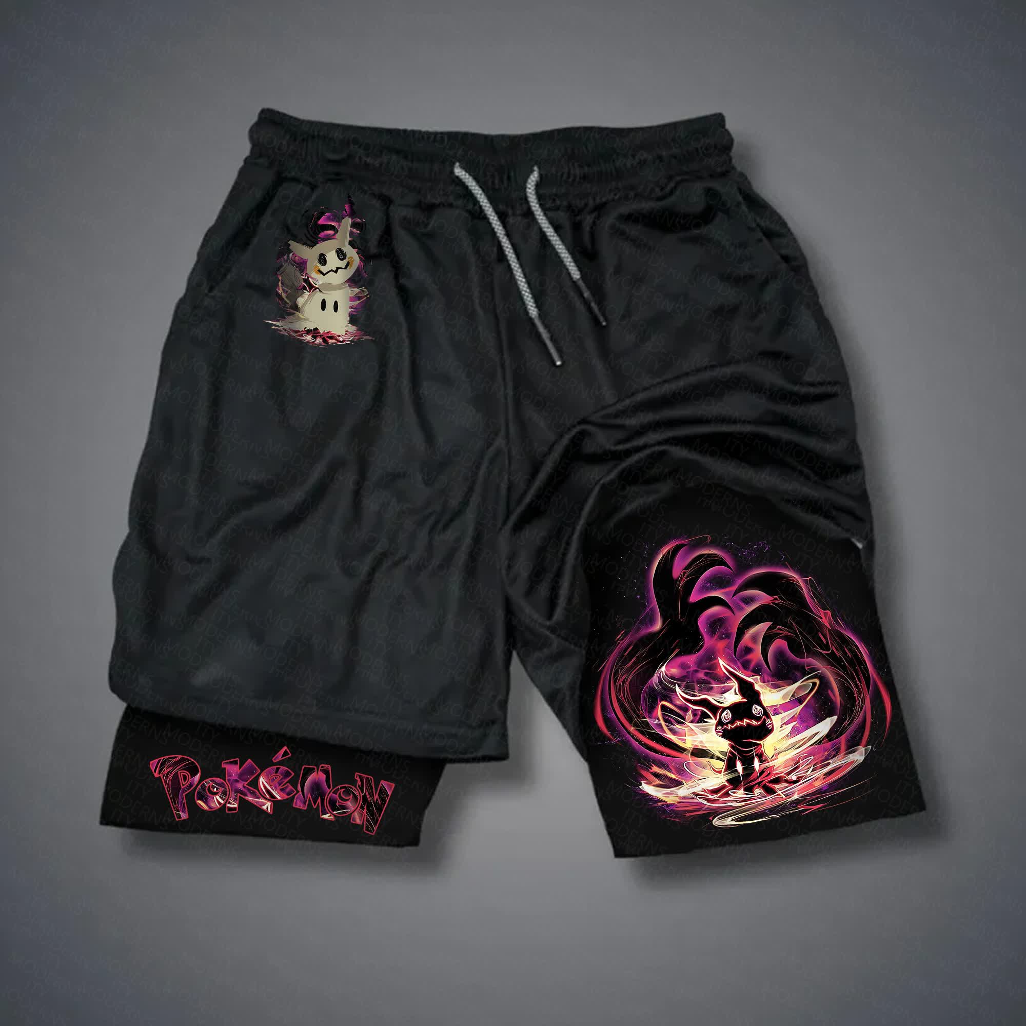 Unisex  “Pokémon” Casual Anime Streetwear Shorts