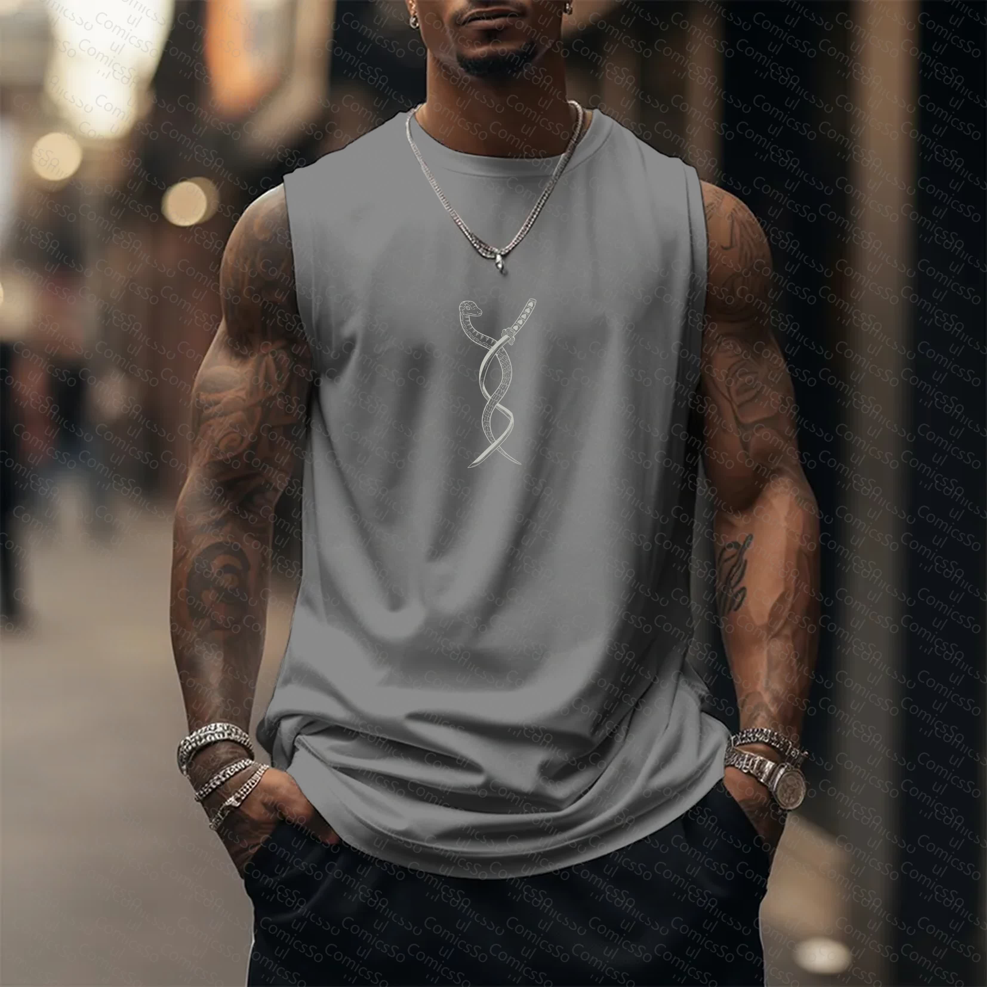 Unisex  “Demon Slayer” Casual Anime  Tank Top