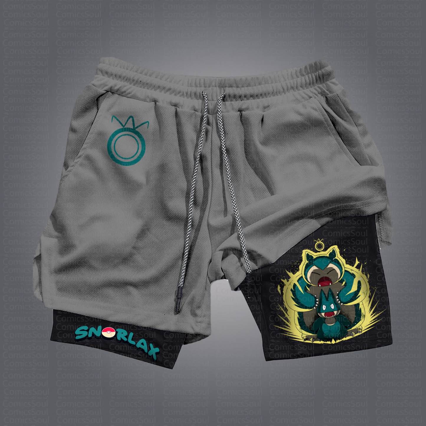 Unisex Casual Anime Streetwear Shorts 丨Demon Slayer X Pokémon