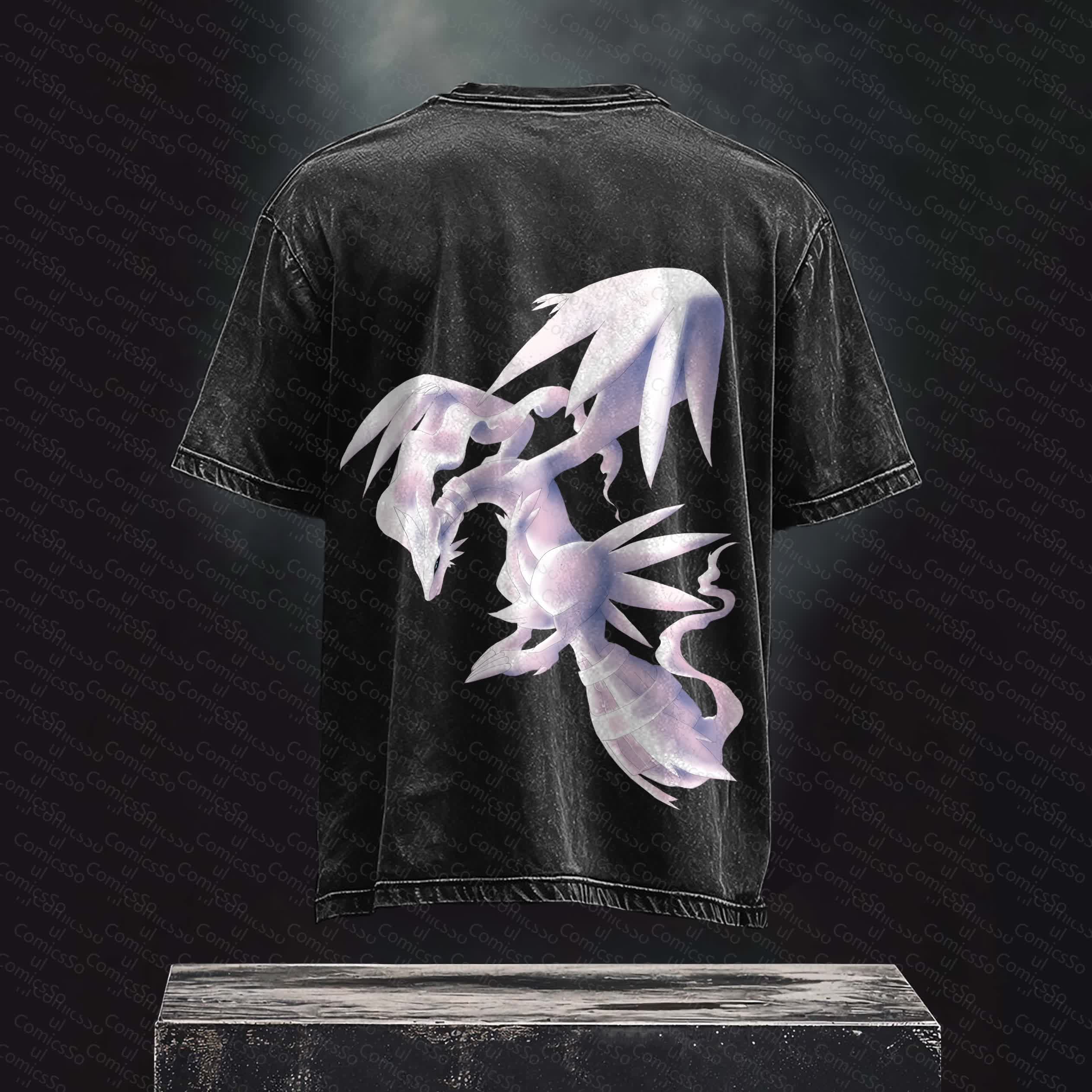 Unisex Anime Inspired Vintage Washed T-Shirt丨 Pokémon