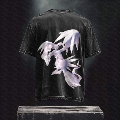 Unisex Anime Inspired Vintage Washed T-Shirt丨 Pokémon