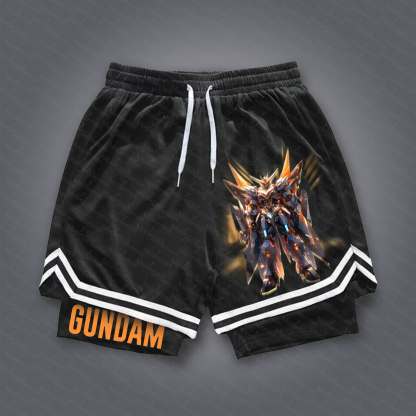 Unisex  “Gundam Series” Casual Anime Streetwear Shorts