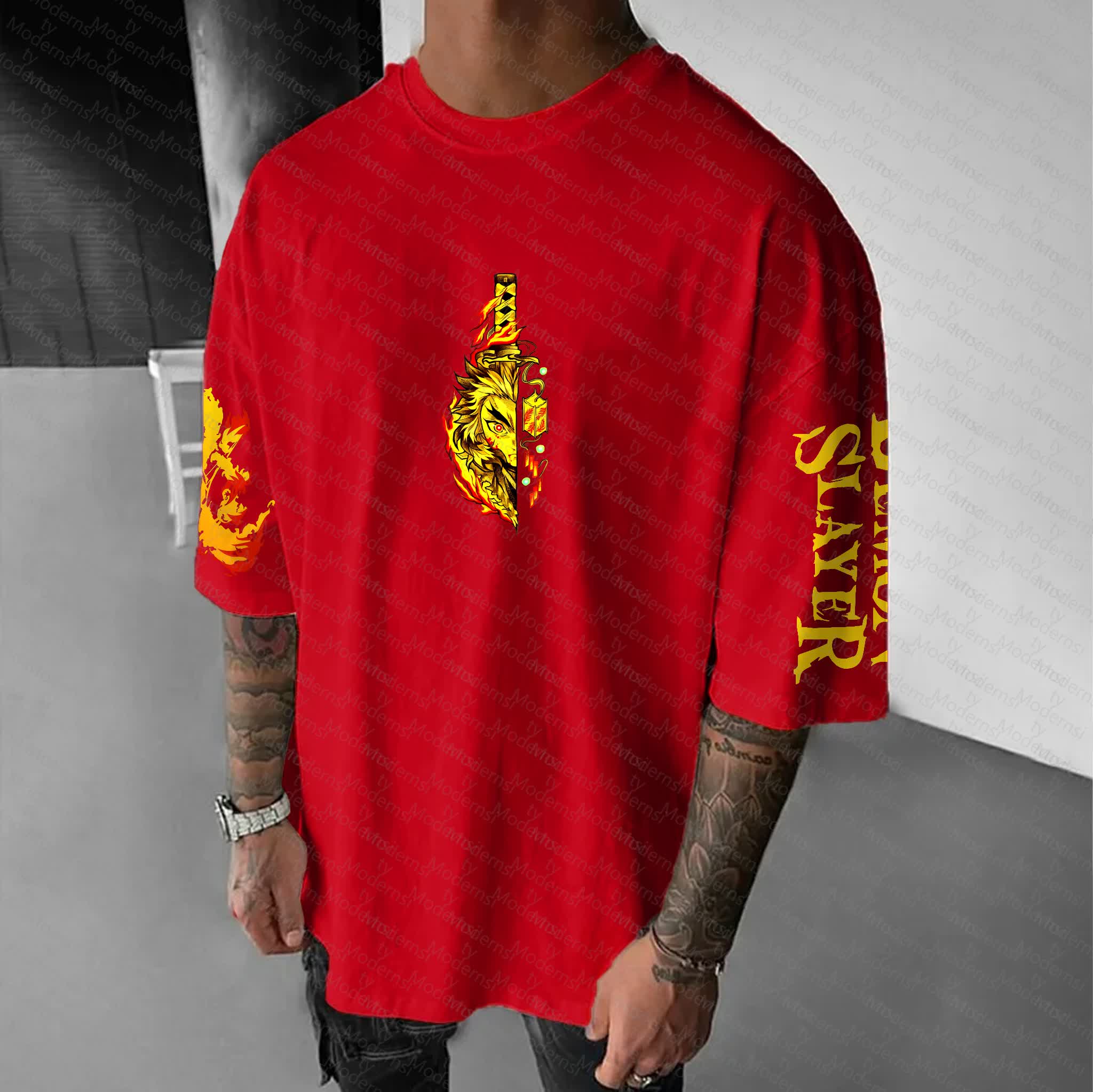 Unisex  "Demon Slayer" Anime Inspired Vintage T-Shirt