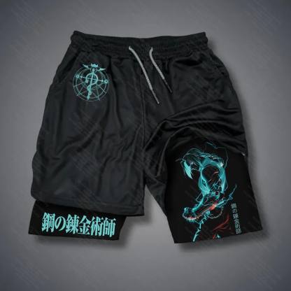 Unisex  “Fullmetal Alchemist” Casual Anime Streetwear Shorts