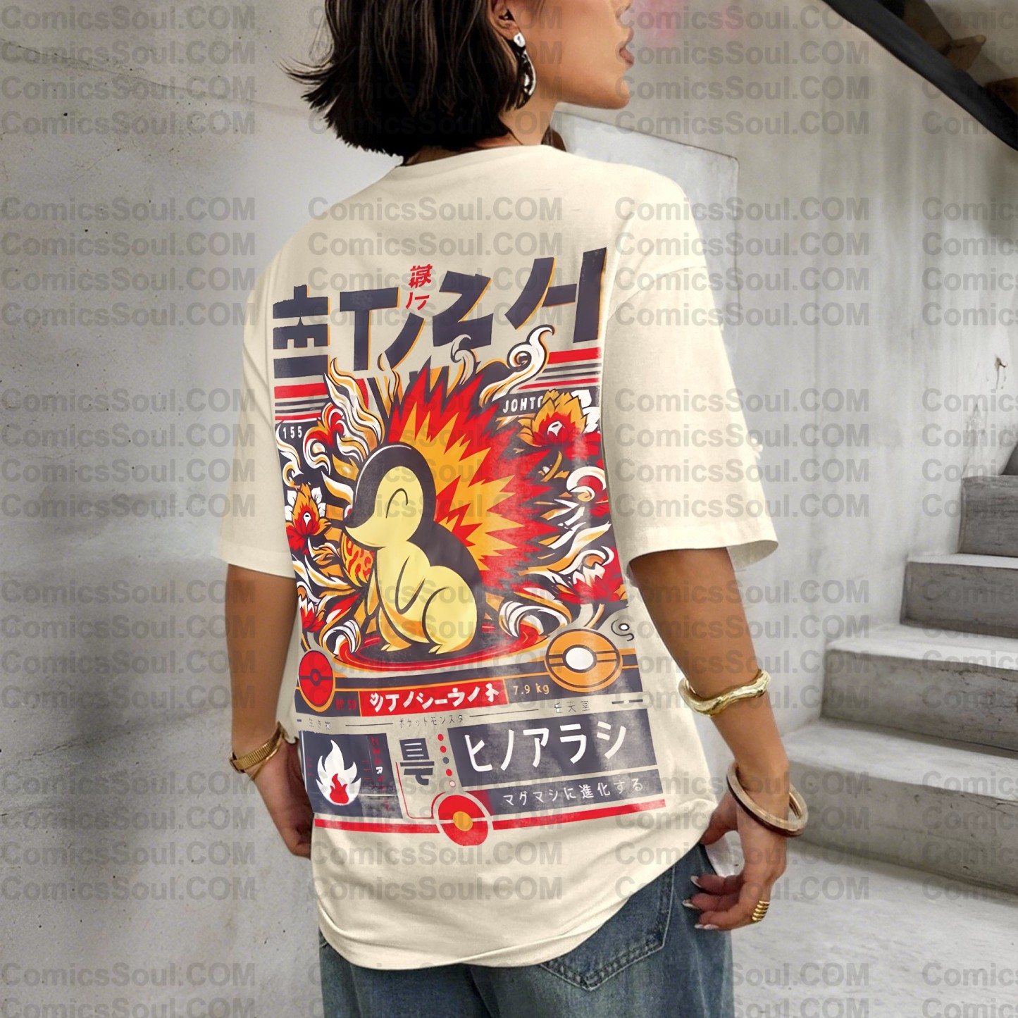 Unisex Anime Inspired Vintage T-Shirt