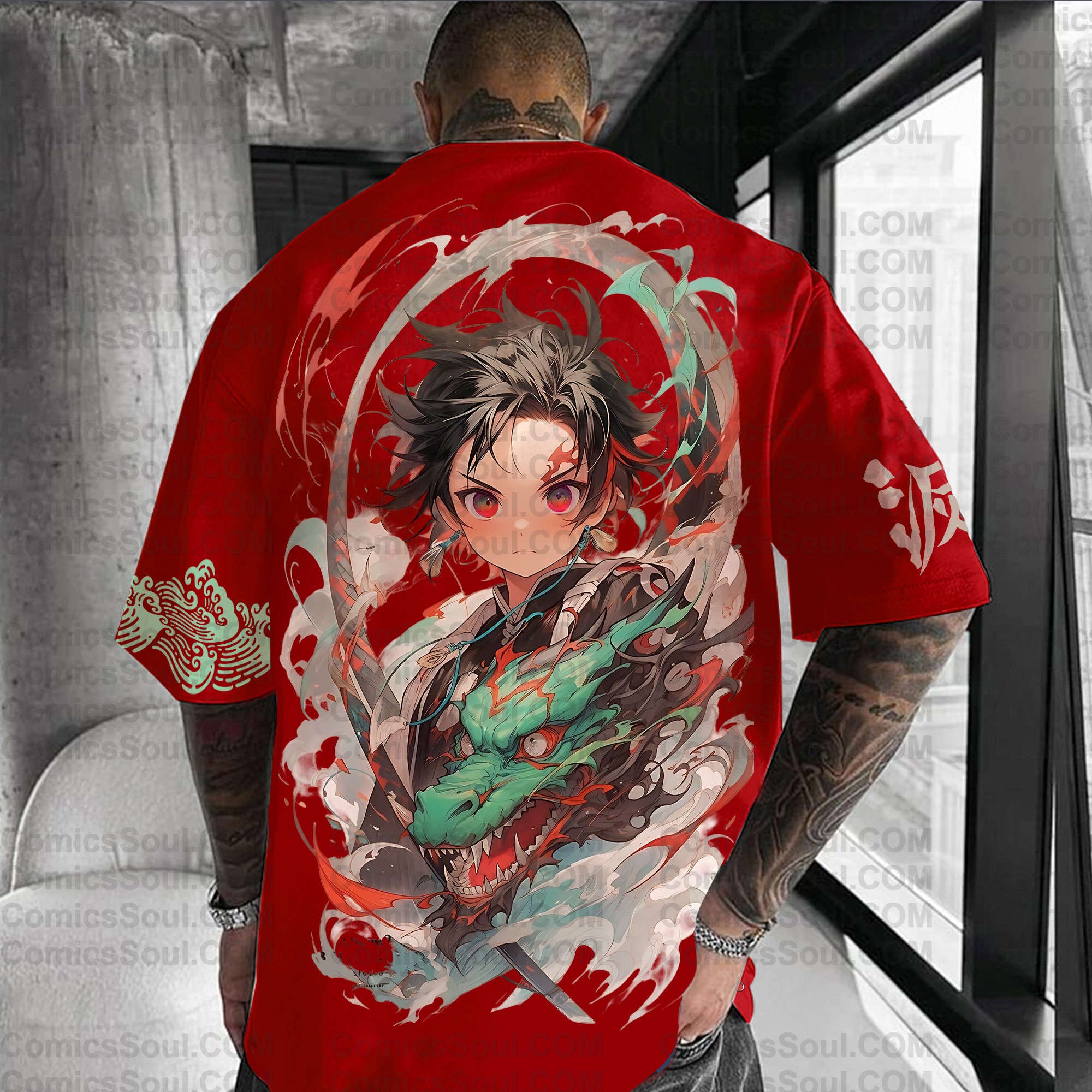 Unisex Anime Inspired Vintage T-Shirt