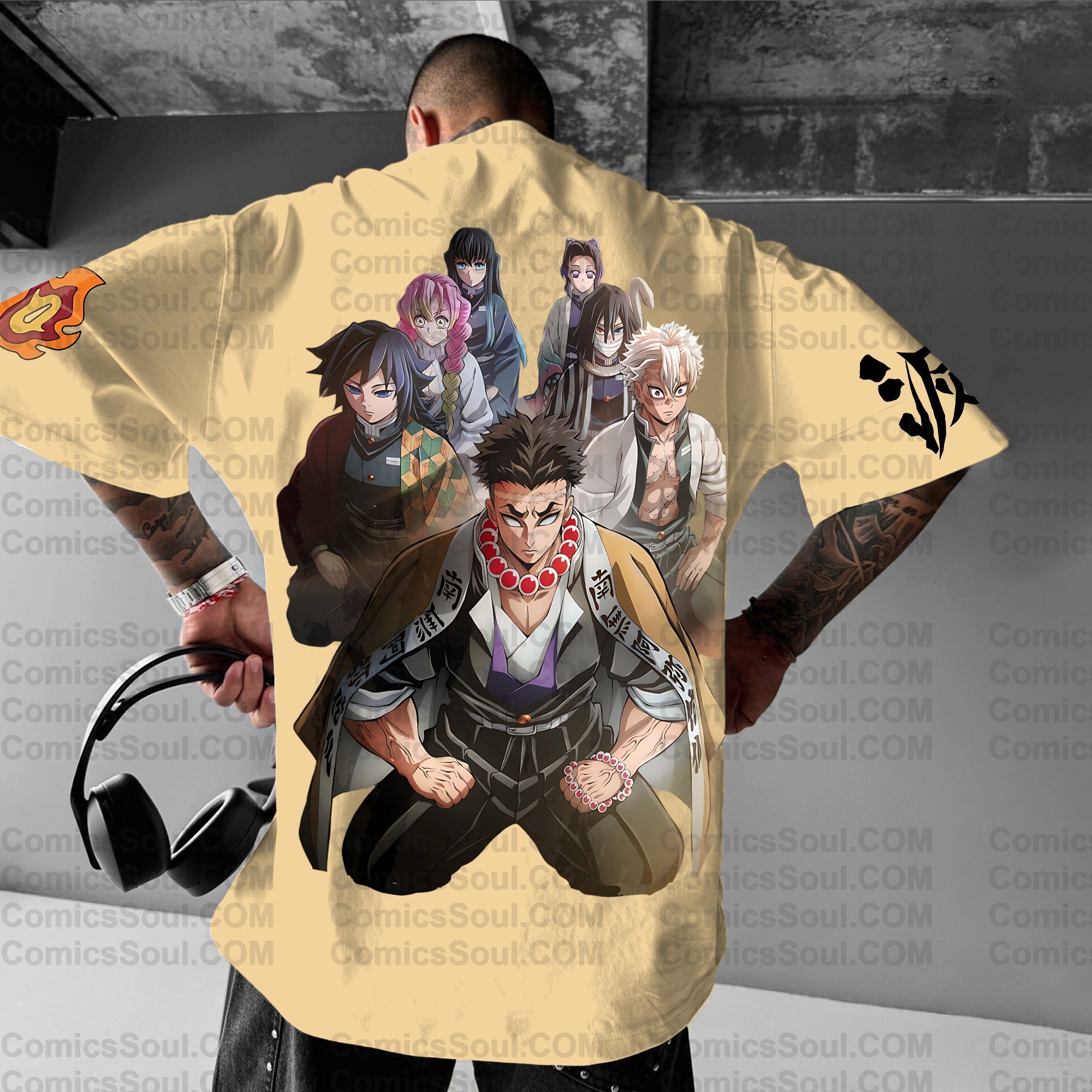 Unisex Anime Inspired Vintage T-Shirt