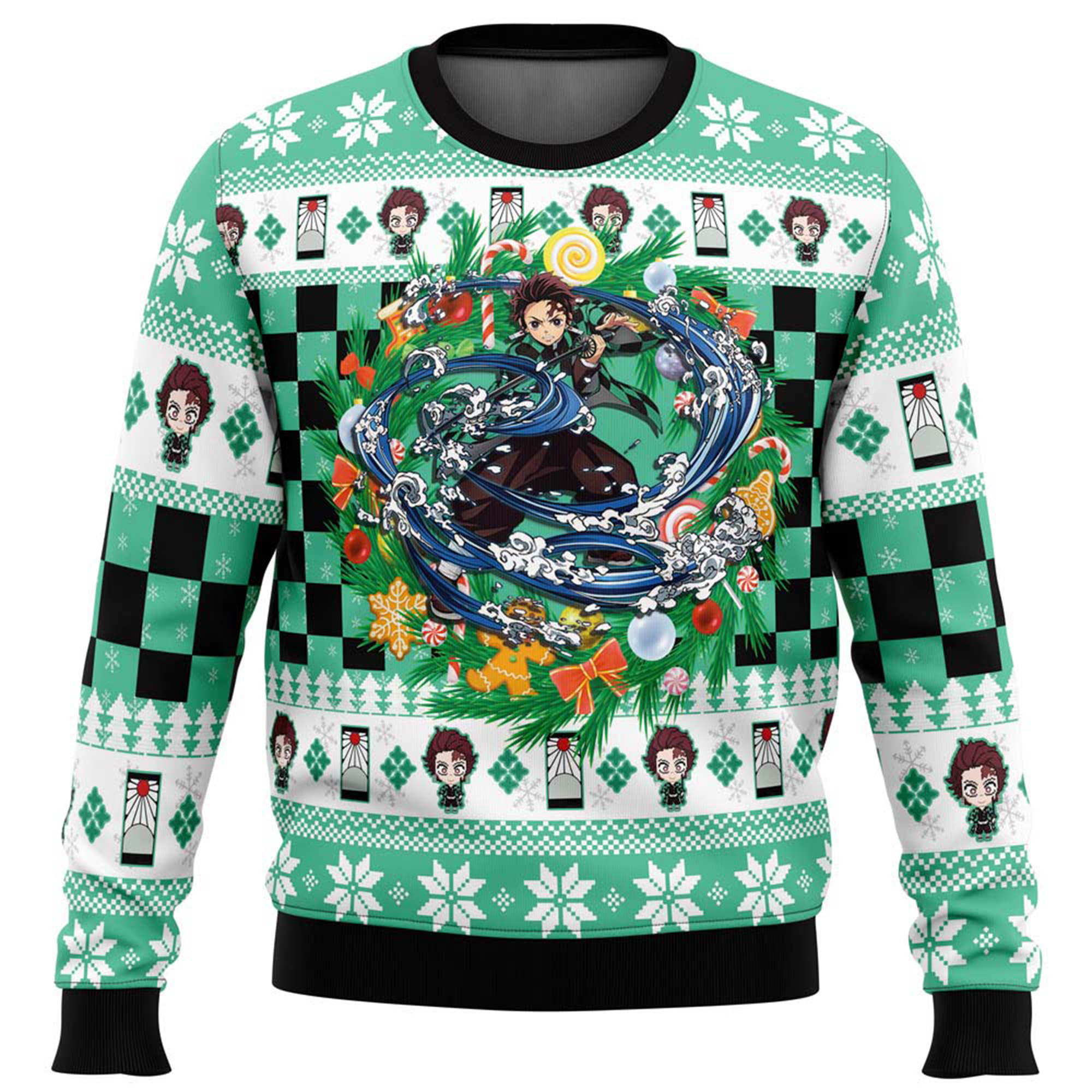 Unisex Anime Ugly Christmas Sweater
