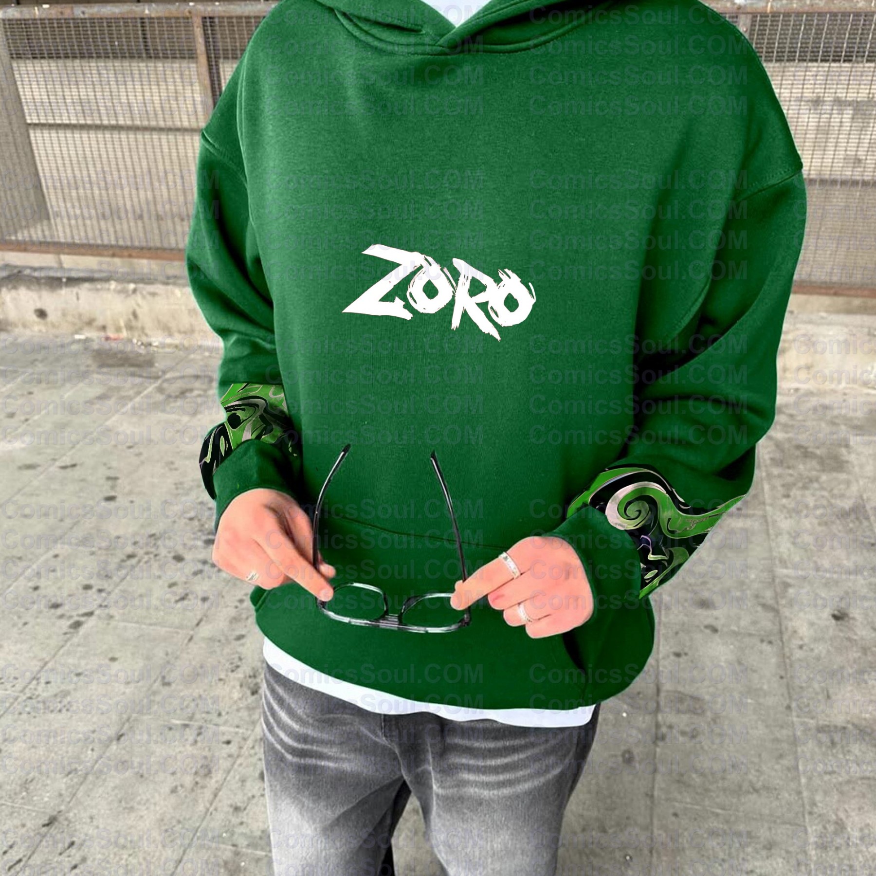 Plus Velvet Unisex Anime Graphic Streetwear Vintage Hoodie