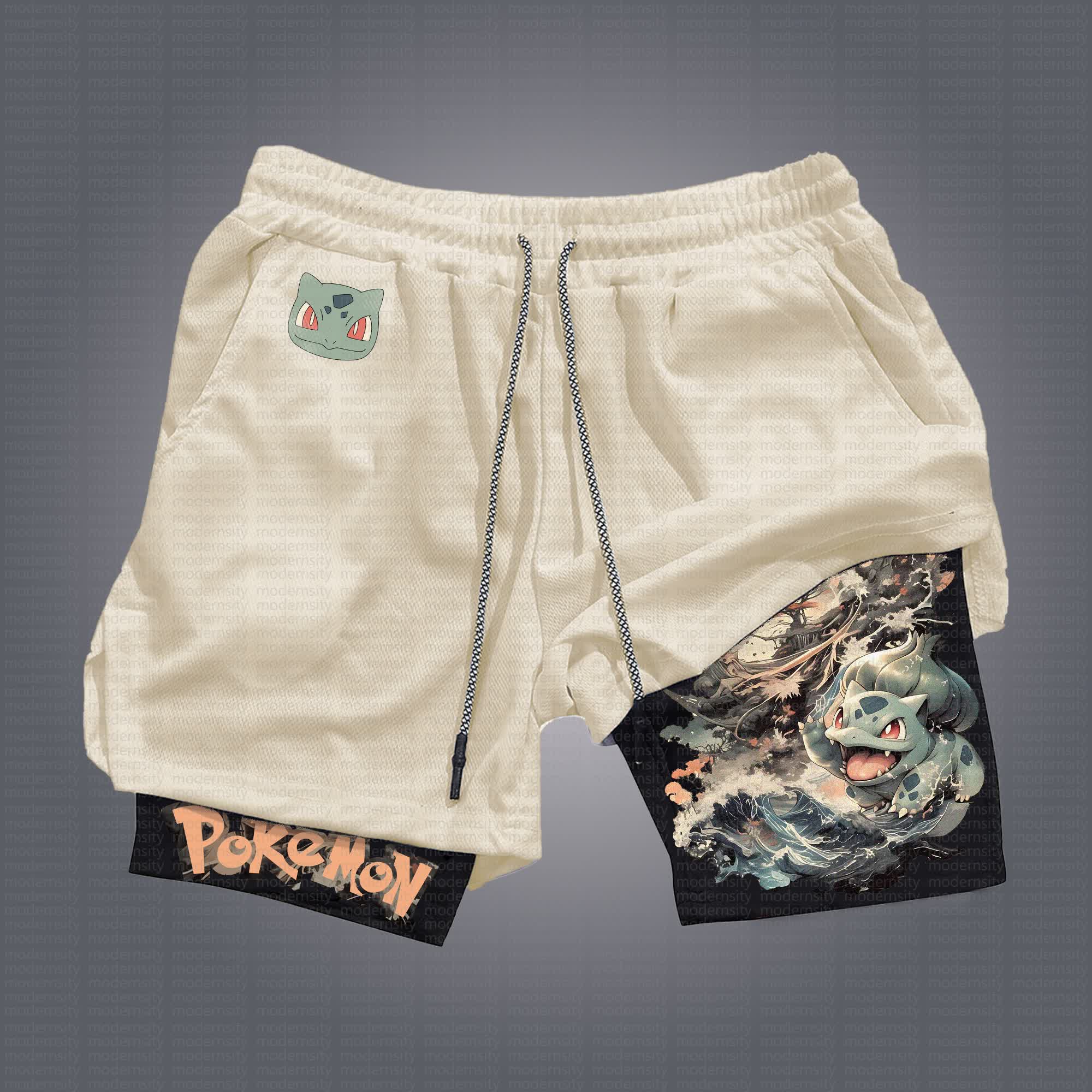 Unisex  “Pokémon” Casual Anime Streetwear Shorts
