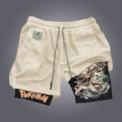 Unisex  “Pokémon” Casual Anime Streetwear Shorts