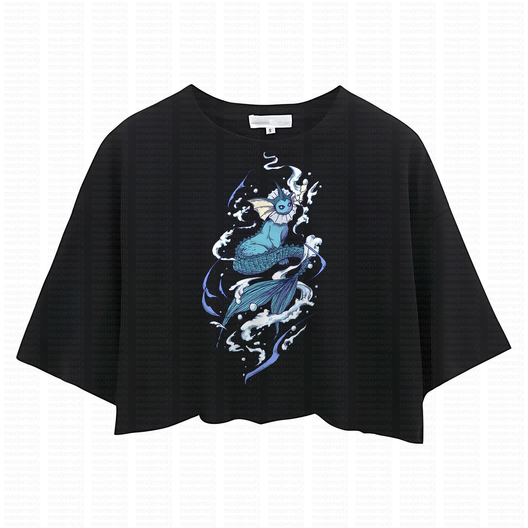 Cute and playful "Pokémon" summer women's cropped top
