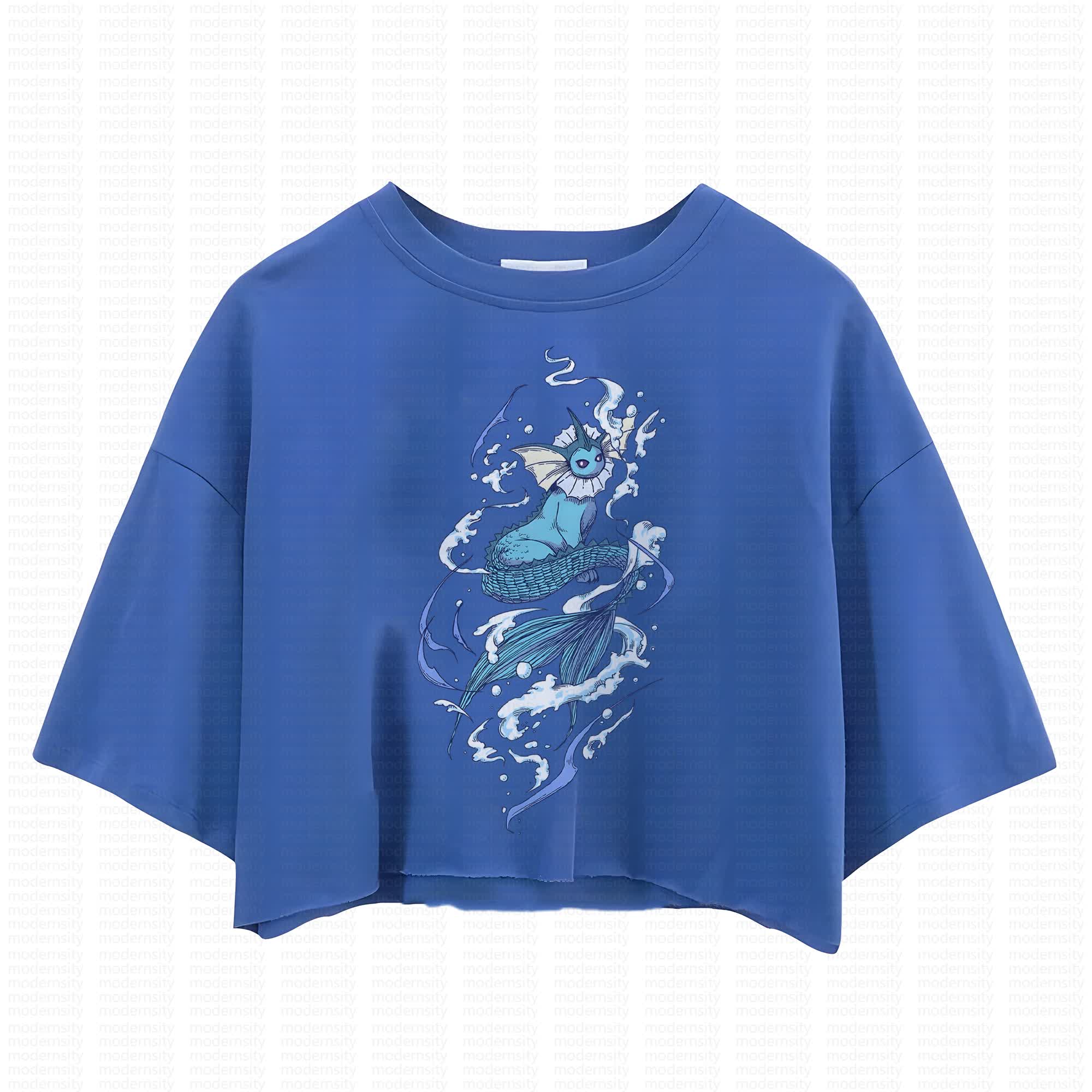 Cute and playful "Pokémon" summer women's cropped top