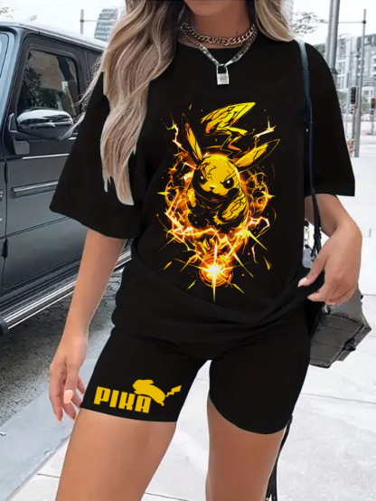 Unisex "Pokémon" Anime Inspired Vintage T-Shirt