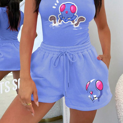 Unisex Casual “Pokémon” Streetwear Shorts