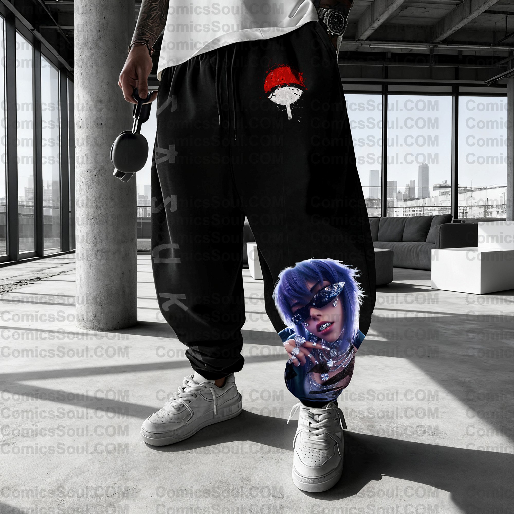 Unisex Anime Inspired Vintage Plush Pants