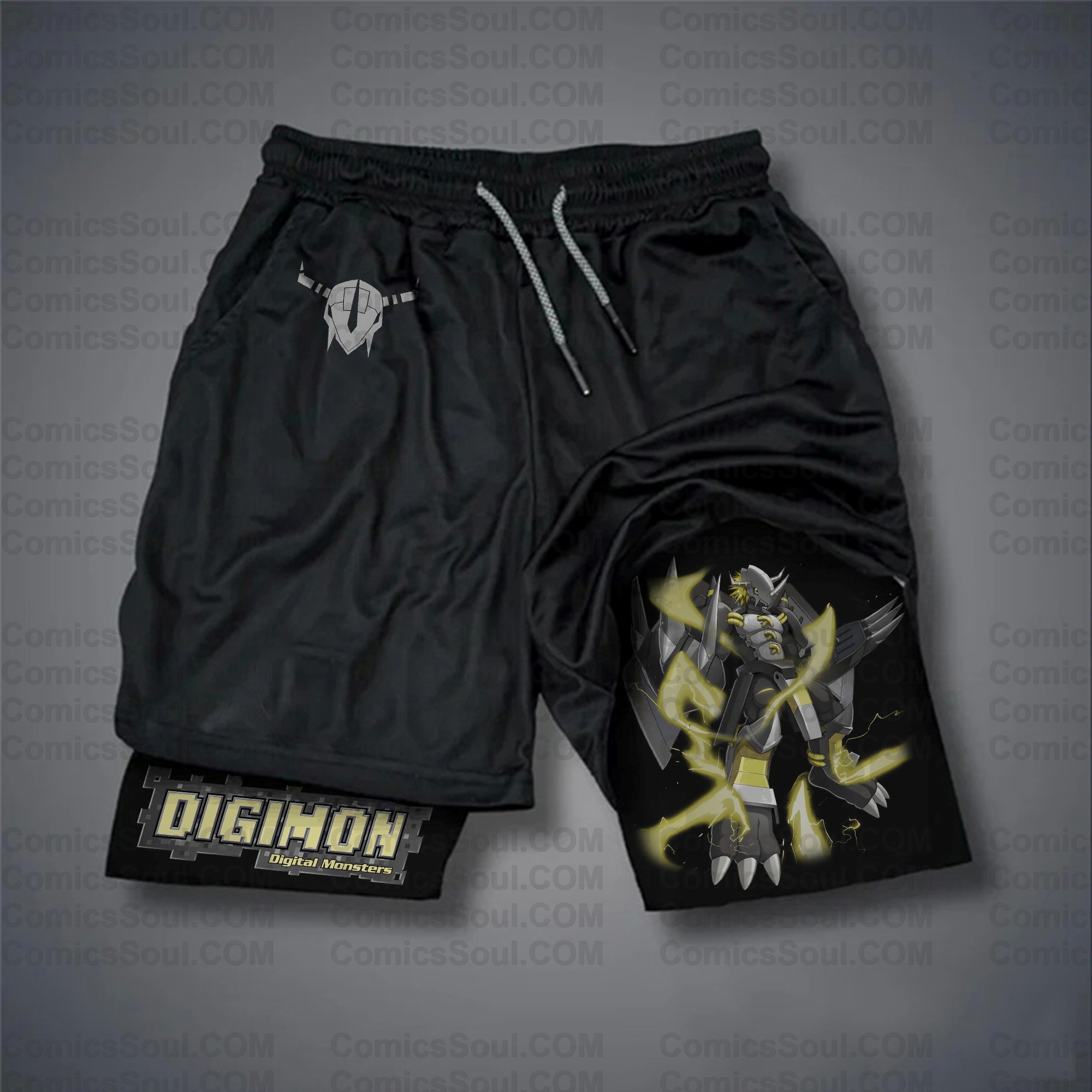 Unisex  “Comicssoul” Casual Anime Streetwear Shorts