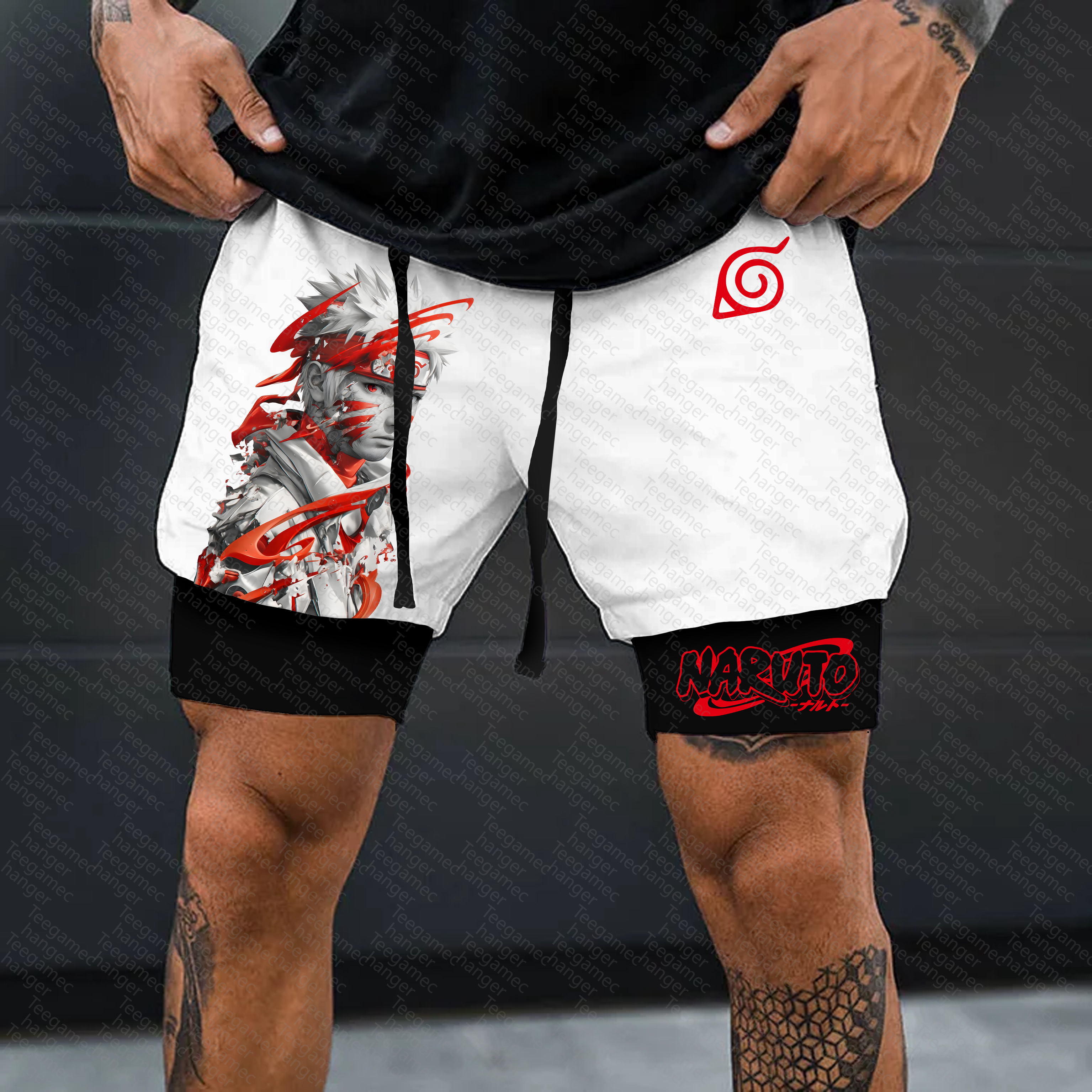 Unisex  “NARUTO” Casual Anime Streetwear Gym Shorts