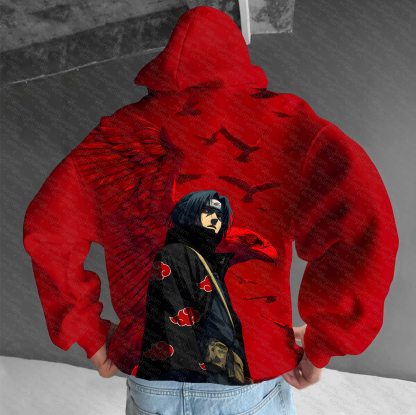 Unisex   Anime Graphic Streetwear Vintage Hoodie