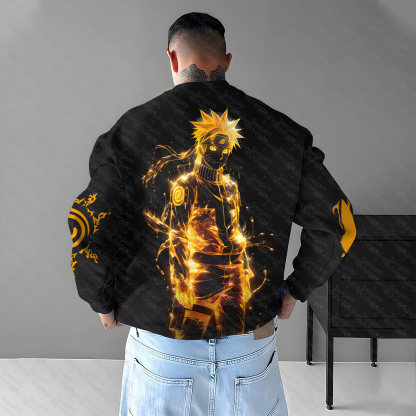 Unisex Anime Graphic Inspired Vintage Sweatshirt