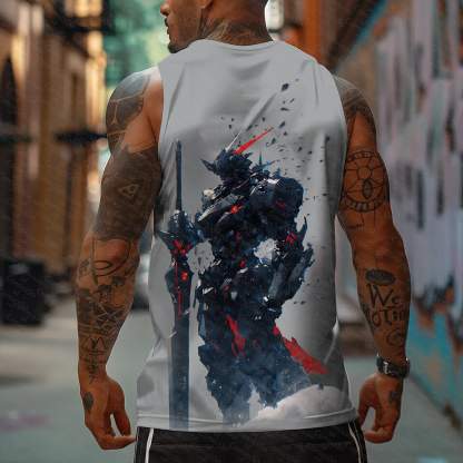 Unisex  “Gundam Series” Casual Anime  Tank Top